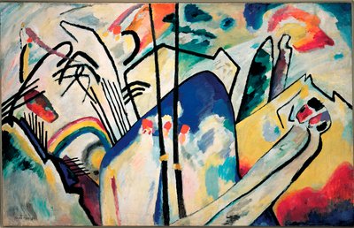 Compositie IV, 1911 door Wassily Kandinsky